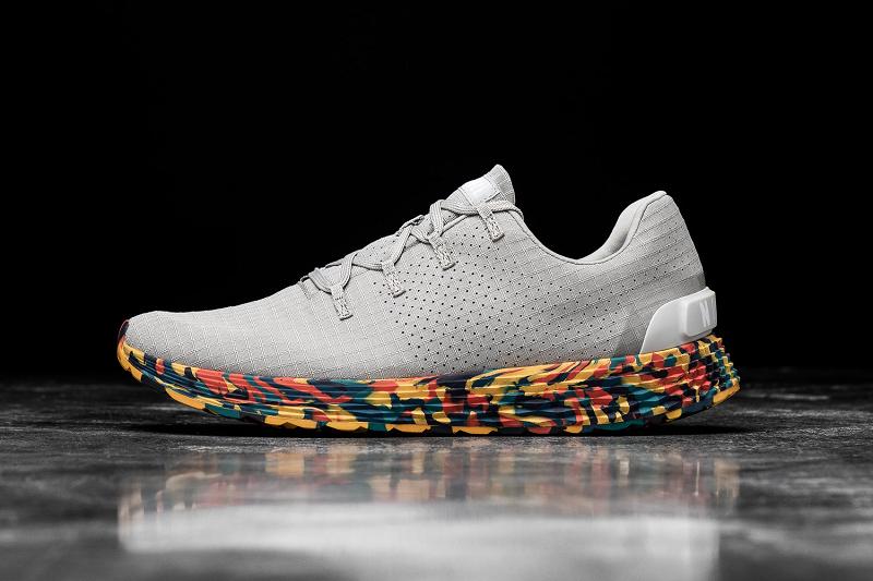 Nobull Arctic Wild Marigold Ripstop Runner Men's Running Shoes Grey | USA X1095Y